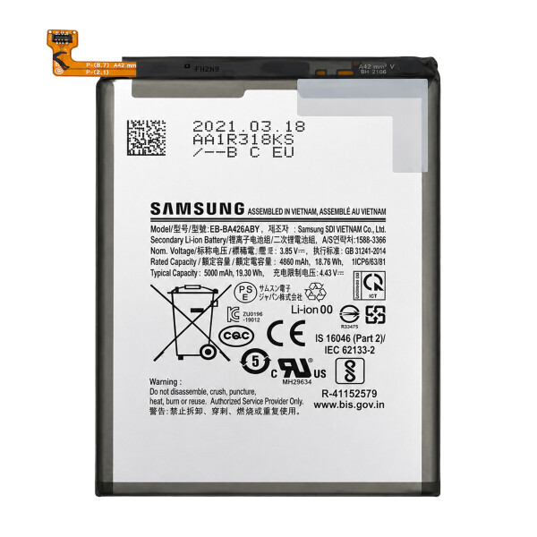 Samsung Akku EB-BA426ABY SM-A426/A326/A726/A725 Galaxy A42 5G/A32 5G/A72 5G/4G GH82-24377A ( Bulk )