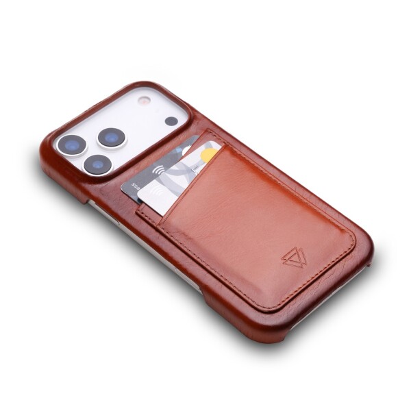 Wachikopa Full Wrap Leather Case for iPhone 17 Pro with Card Slots