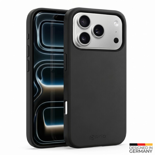 prio Liquid Silicone Case MAG for iPhone 18 Pro / 17 Pro black