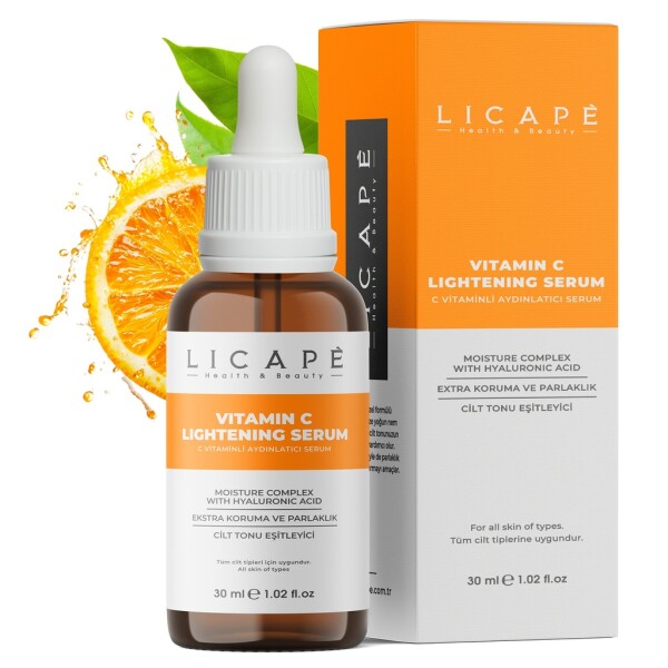 Licape® Vitamin C Serum Face | 30ml | High-dose hyaluronic serum