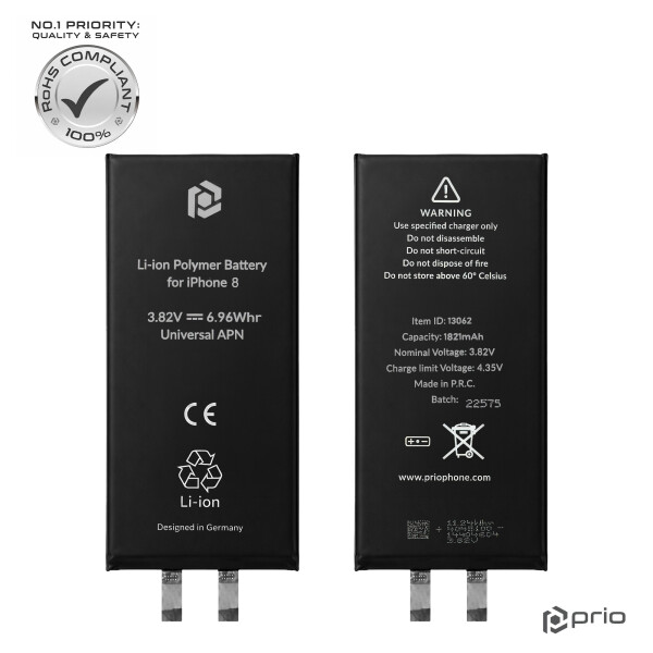 Batería Prio para iPhone 8 (sin cable flexible)