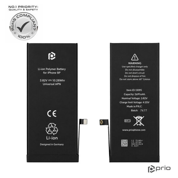prio Batteria per iPhone 8 Plus (Universal APN)