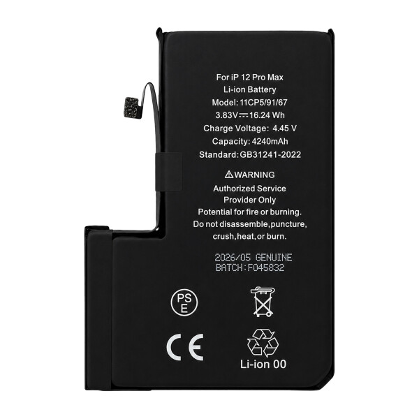 Diagnosable “Genuine” Battery for iPhone 12 Pro Max - 4240mAh