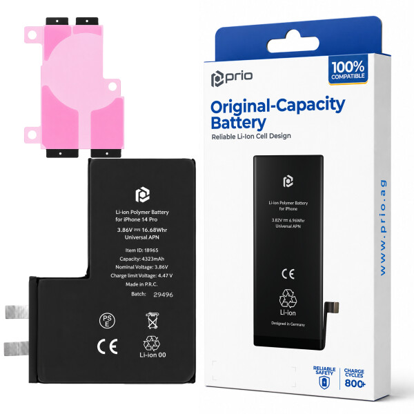 prio Battery Cell pro iPhone 14 Pro (bez Flex-Cable)