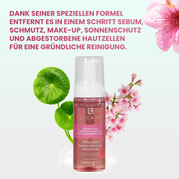 Licape® Facial Cleansing Foam | 150 ml | Facial Cleanser