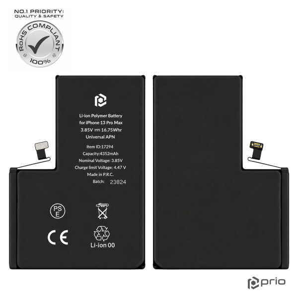 prio Batterij voor iPhone 13 Pro Max (Universele APN)