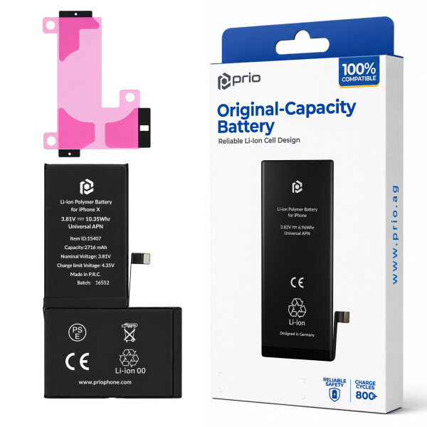 prio Batteria per iPhone X (Universal APN)