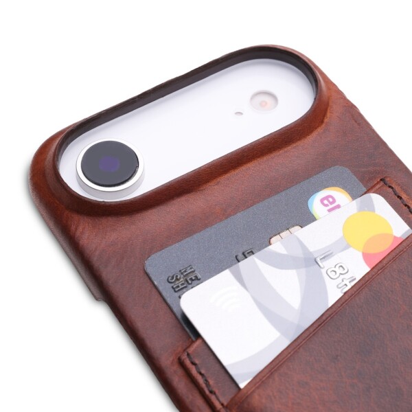 Custodia in pelle Wachikopa Full Wrap per iPhone 17 Air con scomparti per carte