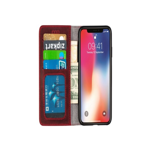 Custodia in pelle Wachikopa compatibile con iPhone 14 Pro Max Wallet