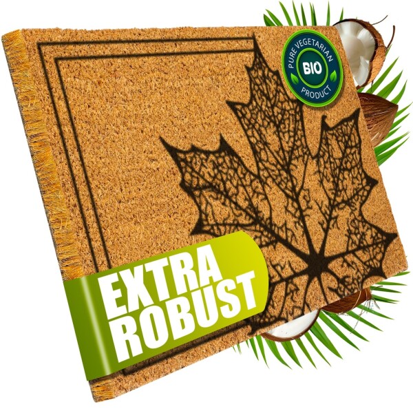 Decovetro® Coconut Mat Doormat | 40x60 cm | 100% natural coconut fibers