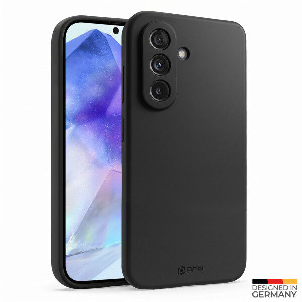 prio Liquid Silicone Case for Samsung A55 black