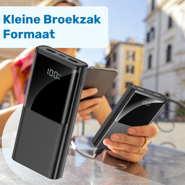 Ufuzon Power Bank 20000 mAh, PD 22.5W Fast Charging QC 3.0 USB C