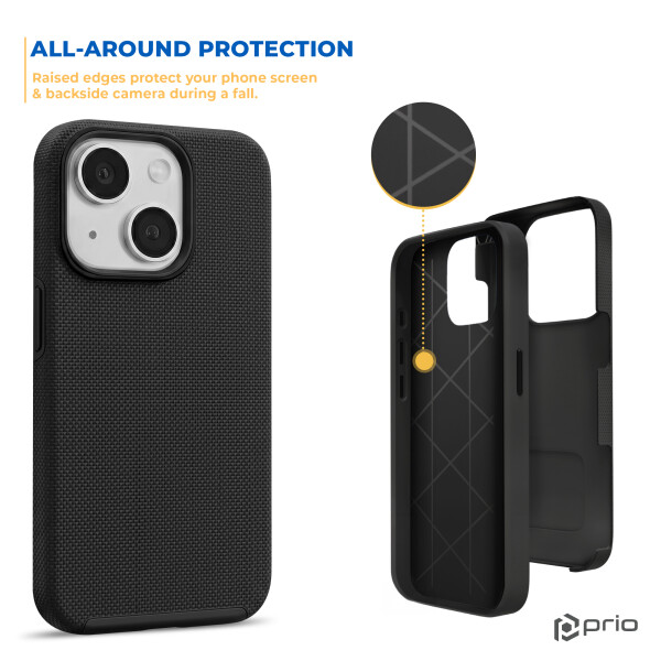 prio Protective Cover for iPhone 14 Plus (6.7in) black