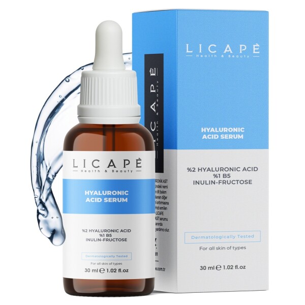 Licape® Hyaluronic Acid Serum | 30 ml | 2% Hyaluronic Acid & Vitamin B5 | Vegan