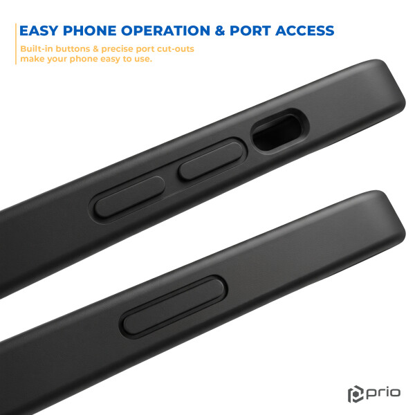 prio Liquid Silicone Case do Samsung S24 Ultra czarny