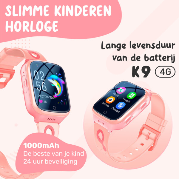 UFUZON Ishiva Kids Smartwatch with 4G GPS Tracker and Phone, IPX7 Waterproof