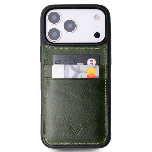 Wachikopa leren telefoonhoesje voor iPhone 17 Pro met kaartsleuf en bescherming