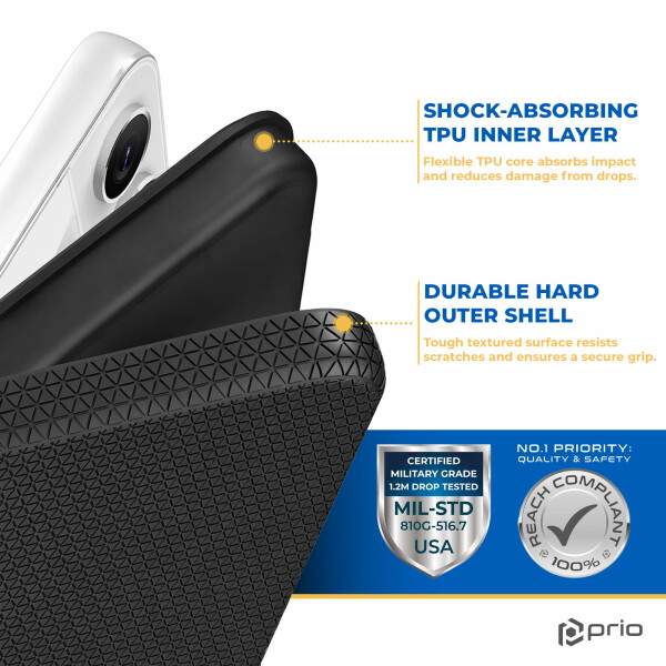 prio Protective Cover for iPhone 17 Pro Max (6.9in) black
