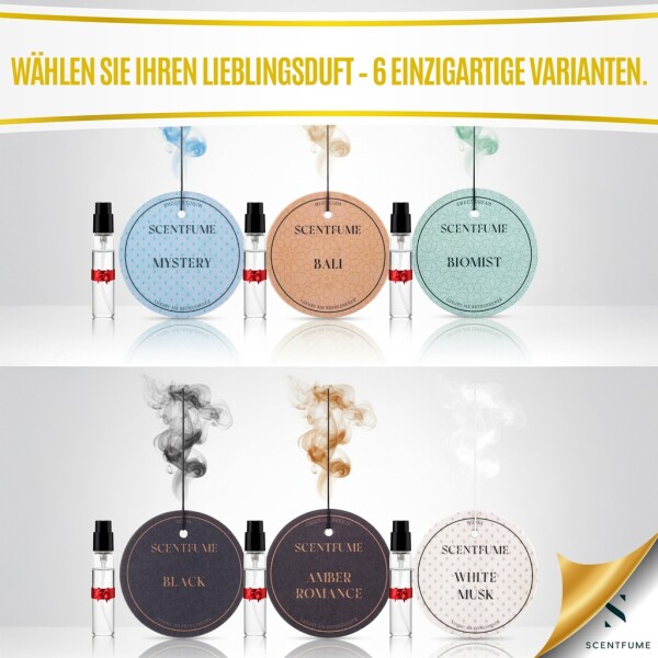 Scentfume Car Air Freshener 2 ml | Premium Fragrance Spray & Car Diffuser