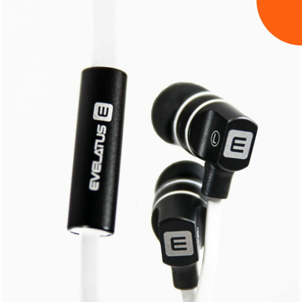 Evelatus EEP01 Kabelgebundene Headset / In-Ear-Kopfhörer mit Mikrofon – Schwarz