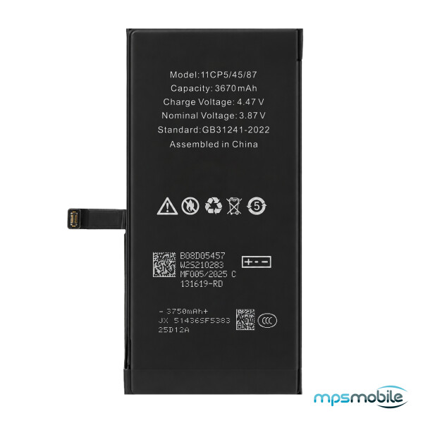 Diagnosable High-Capacity 3670mAh Battery for iPhone 14