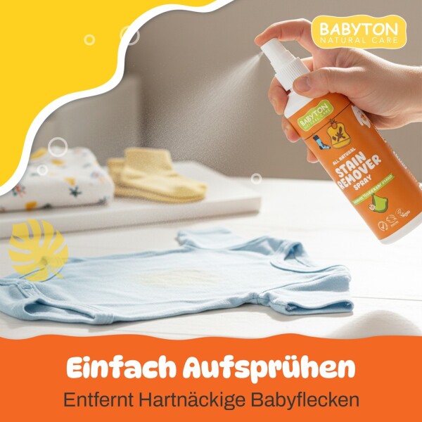 Babyton Stain Remover Spray 500 ml | Plant-based & Hypoallergenic