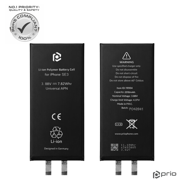 prio Battery Cell pro iPhone SE (2022) (bez Flex-Cable)