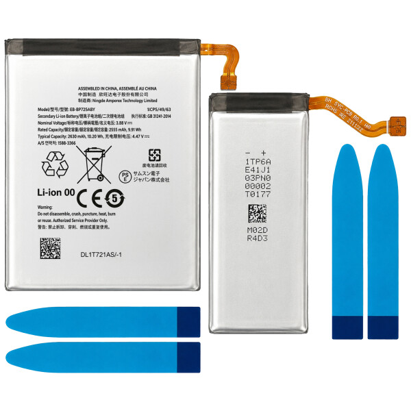 Batteria EB-BF723ABY/EB-BF724ABY (principale + secondaria) per Samsung Galaxy Z Flip4