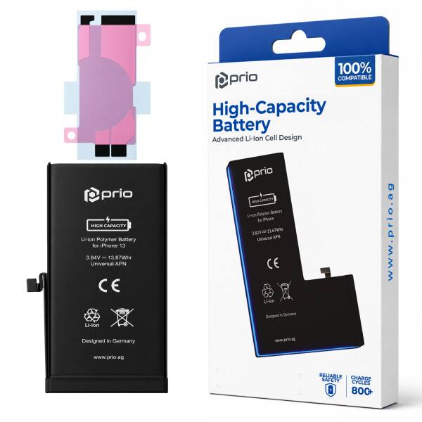 prio Bateria o dużej pojemności do iPhone'a 13 (3560 mAh) - Uniwersalny APN -