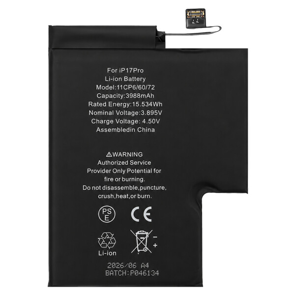 Baterie pro iPhone 17 Pro