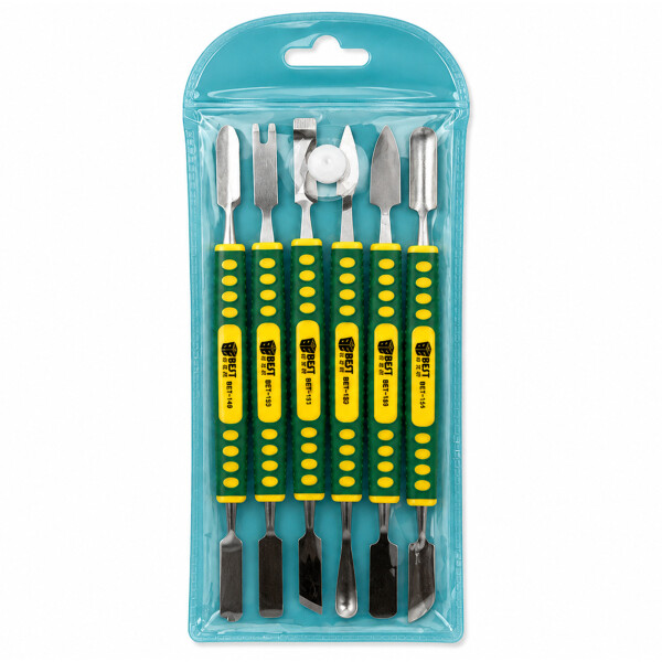 6-Piece Metal Spudger Opening Tool Set for Phone Repair