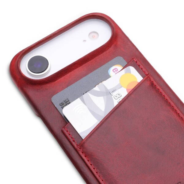 Wachikopa volledig omwikkelende leren hoes voor iPhone 17 Air met kaartsleuven