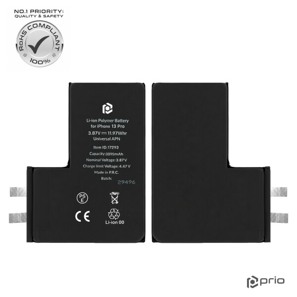 Batería Prio para iPhone 13 Pro (sin cable flexible)
