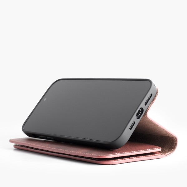 Wachikopa Lederhülle kompatibel mit iPhone 15 Pro mit Kartenfach