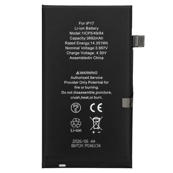 Batería para iPhone 17