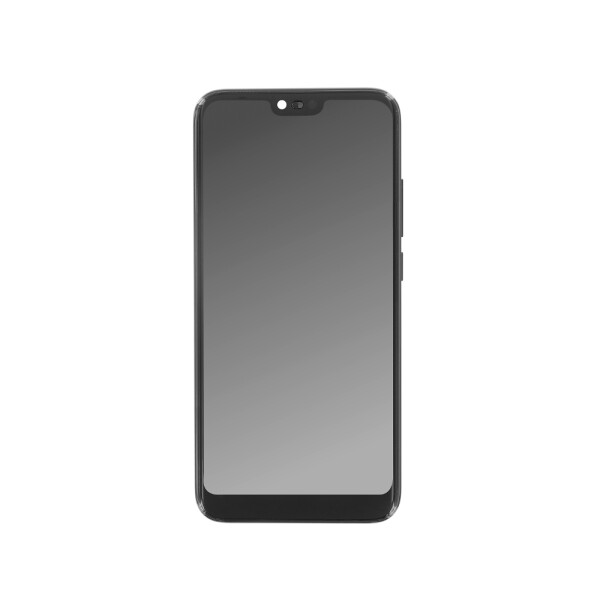 Display Unit + Frame for Huawei Honor 10 black, without logo