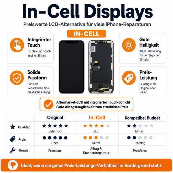 ZY In-Cell Display Unit pro iPhone 13 (s výměnou IC)