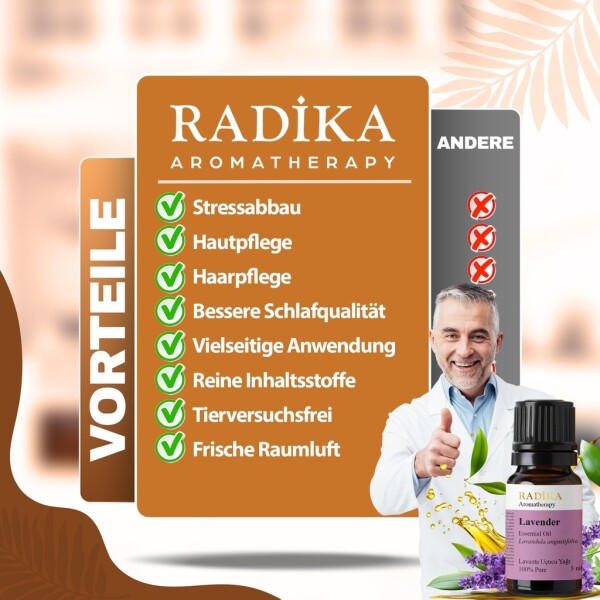 Lavender oil, essential oil, 100% pure, organic, natural, 10 ml
