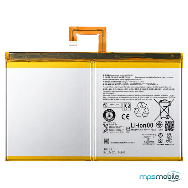 Batería L23D2P31 para Lenovo Tab M11 (TB330FU)