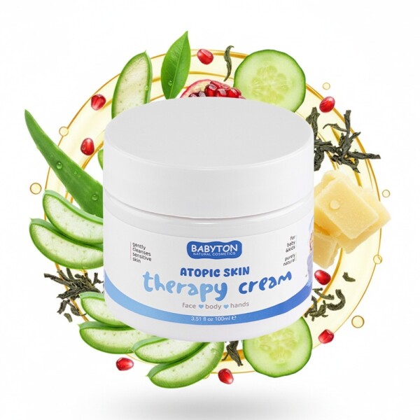 Babyton Atopic Skin Therapy Cream 100ml | Moisture for Sensitive Baby Skin