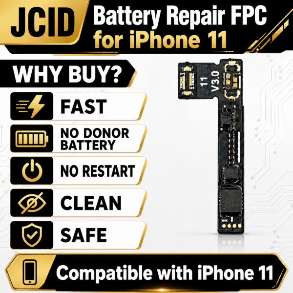 Cavo flat per riparazione batteria JCID iPhone 11 (esterno)