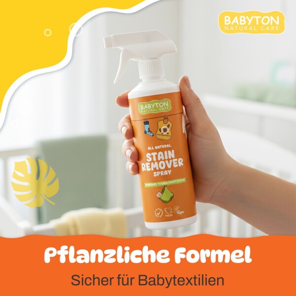 Babyton Stain Remover Spray 500 ml | Plant-based & Hypoallergenic