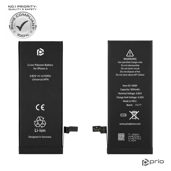 prio Batteria per iPhone 6 (Universal APN)