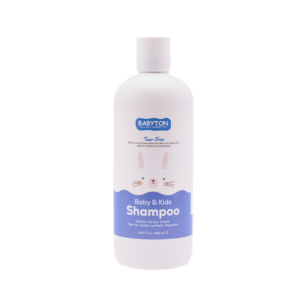 Babyton Baby Shampoo 400ml – Tear-free, SLES & Paraben-free, Vegan & Gentle