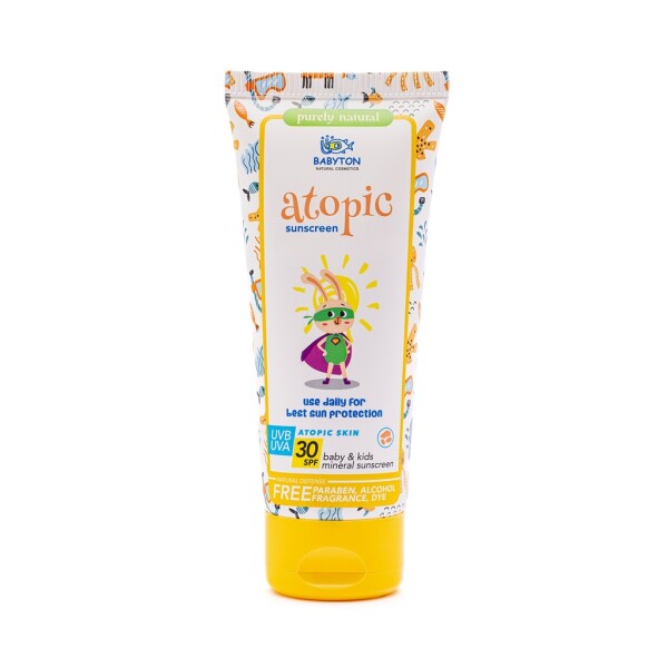 Babyton Mineral Sunscreen SPF 30 for Babies & Children – Sensitive Skin, Organic