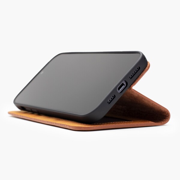Wachikopa Leather Case for iPhone 14 Pro Max Card Slot & Stand Function