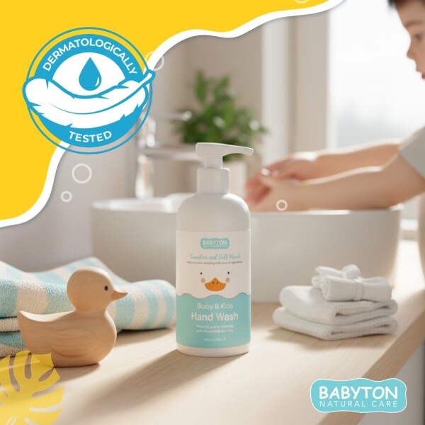 Babyton Hand Wash 250ml | Gentle, Moisturizing, Paraben-free, Fragrance-free