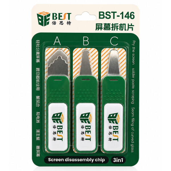 BEST BST-146 3-Piece Display Opening Tool Set for Phone Repair