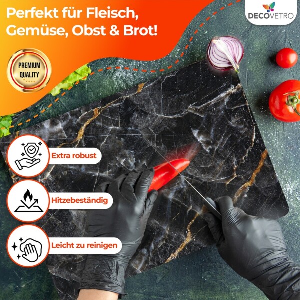 Decovetro Glass Cutting Board | 40x30cm | Glass Cutting Board | Easy to clean