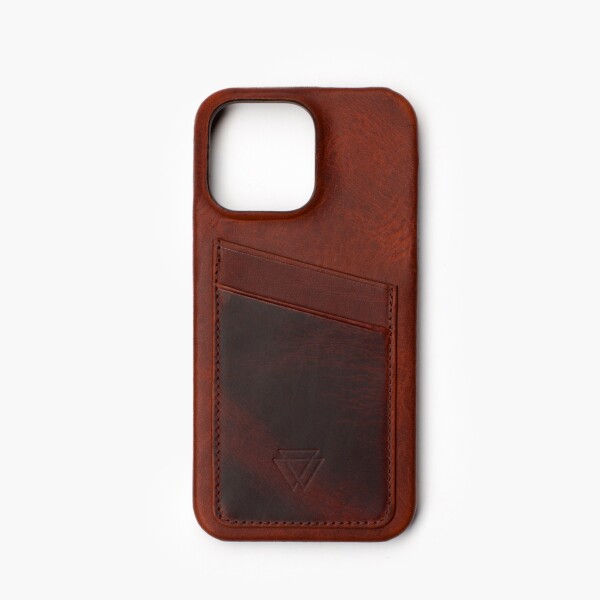 Wachikopa Full Wrap Leather Case for iPhone 14 Pro Max with Card Slots